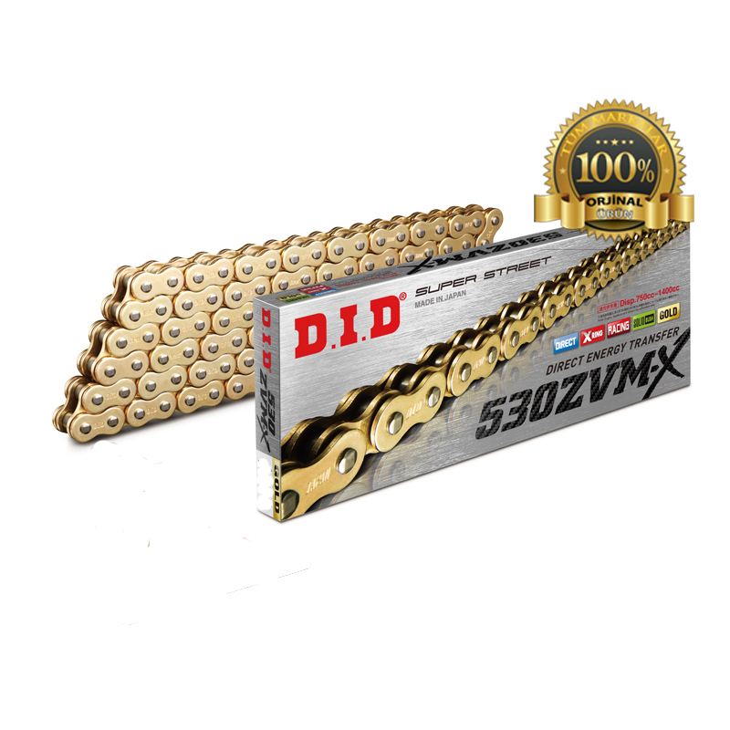 D.I.D%20530%20ZVM-X%20X-Ringli%20Zincir%20Gold%20126%20Bakla