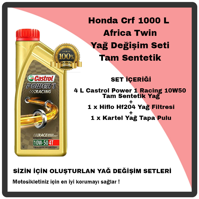 Mag%20Honda%20Crf%201000%20L%20Africa%20Twin%20Yağ%20Değişim%20Seti%20Tam%20Sentetik