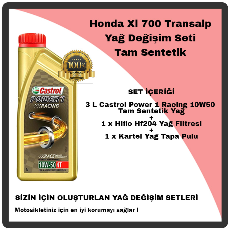 Mag%20Honda%20Xl%20700%20Transalp%20Yağ%20Değişim%20Seti%20Tam%20Sentetik