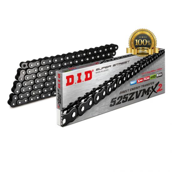 D.I.D 525 ZVM-X2 X-Ringli Performans Zinciri Siyah 120 Bakla