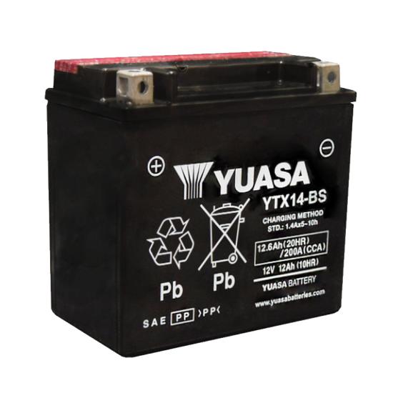 Yuasa Ytx14-Bs Akü Bakım Gerektirmeyen