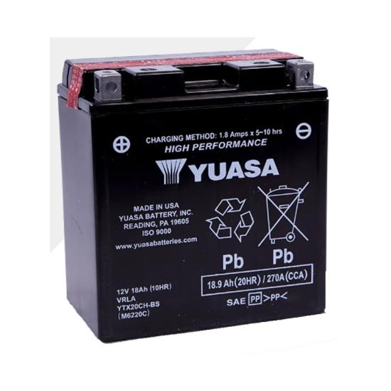 Yuasa Ytx20Ch-Bs Akü Bakım Gerektirmeyen