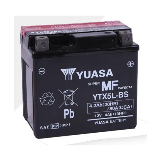 Yuasa Ytx5L-Bs Akü Bakım Gerektirmeyen