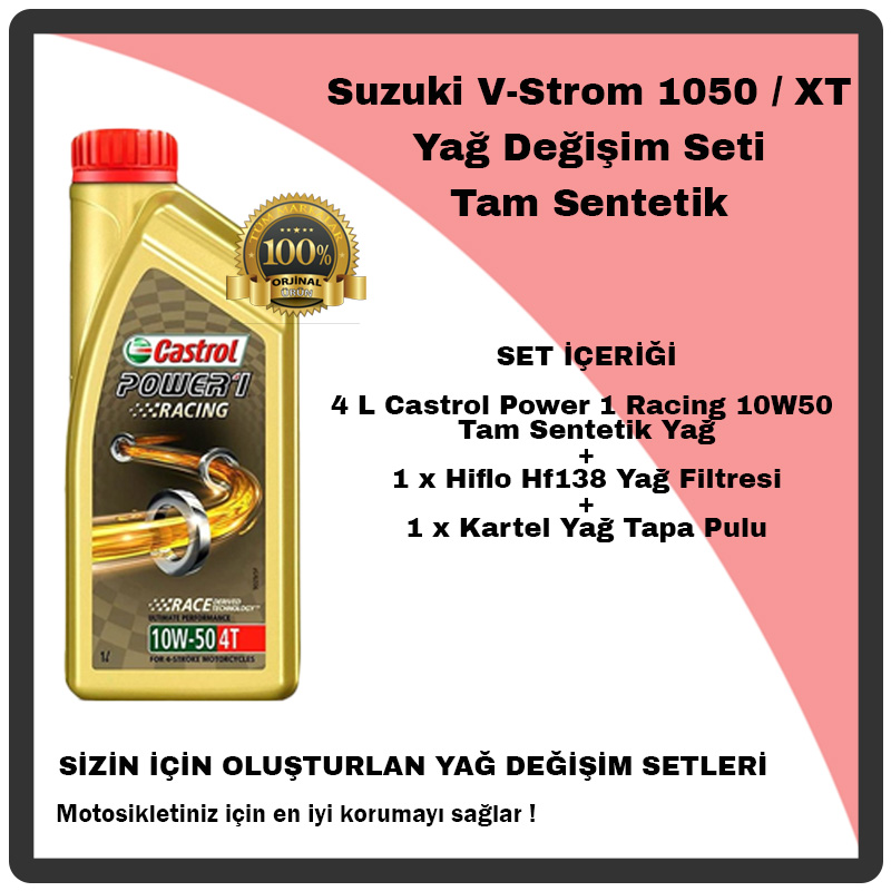 Mag%20Suzuki%20V-Strom%201050%20Xt%20Yağ%20Değişim%20Seti%20Tam%20Sentetik